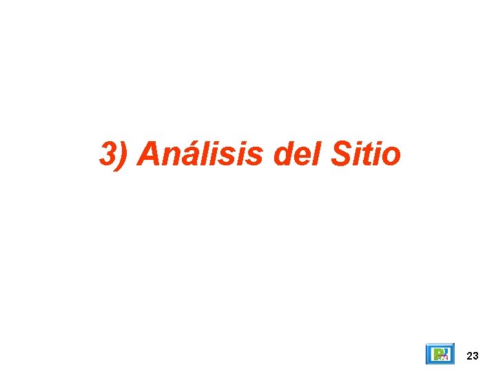 3) Análisis del Sitio 23 