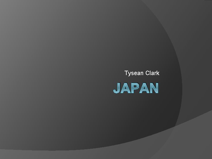 Tysean Clark JAPAN 