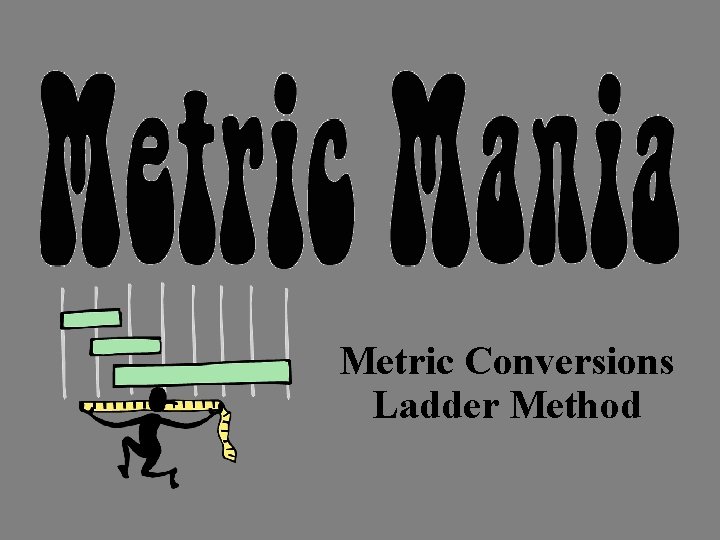 Metric Conversions Ladder Method 