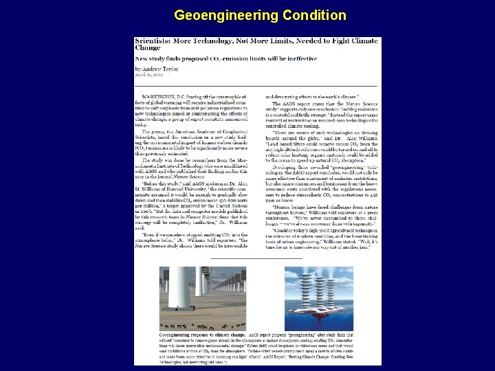 Geoengineering Condition 