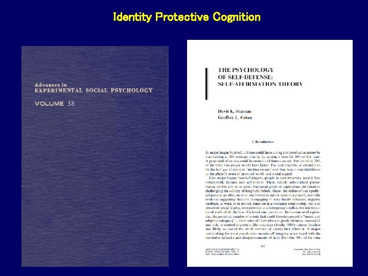 Identity Protective Cognition 38 