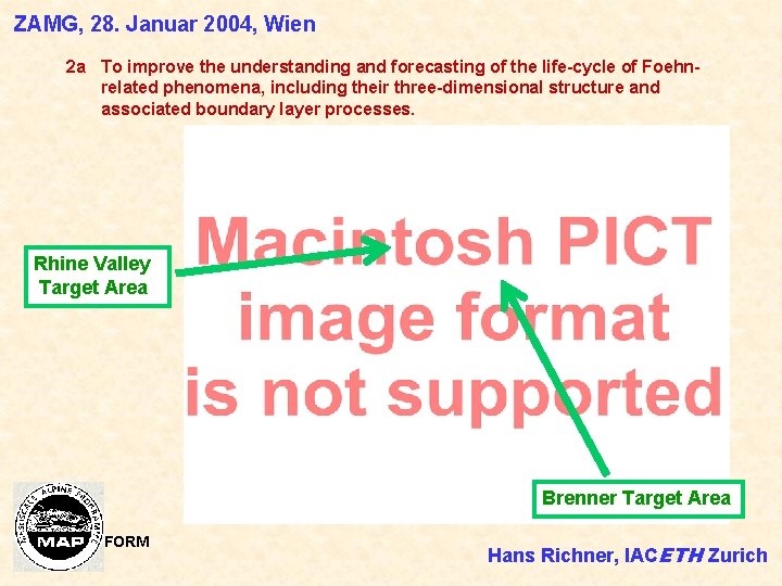 ZAMG, 28. Januar 2004, Wien 2 a To improve the understanding and forecasting of