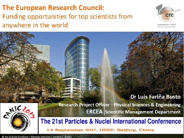 The European Research Council: Funding opportunities for top scientists from anywhere in the world