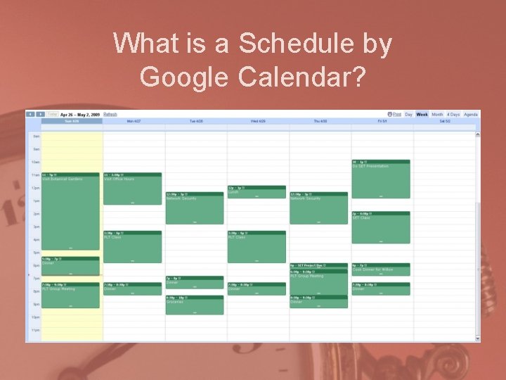 What is a Schedule by Google Calendar? 