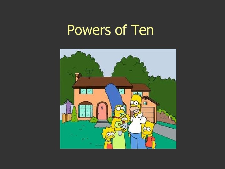 Powers of Ten Powers of Ten