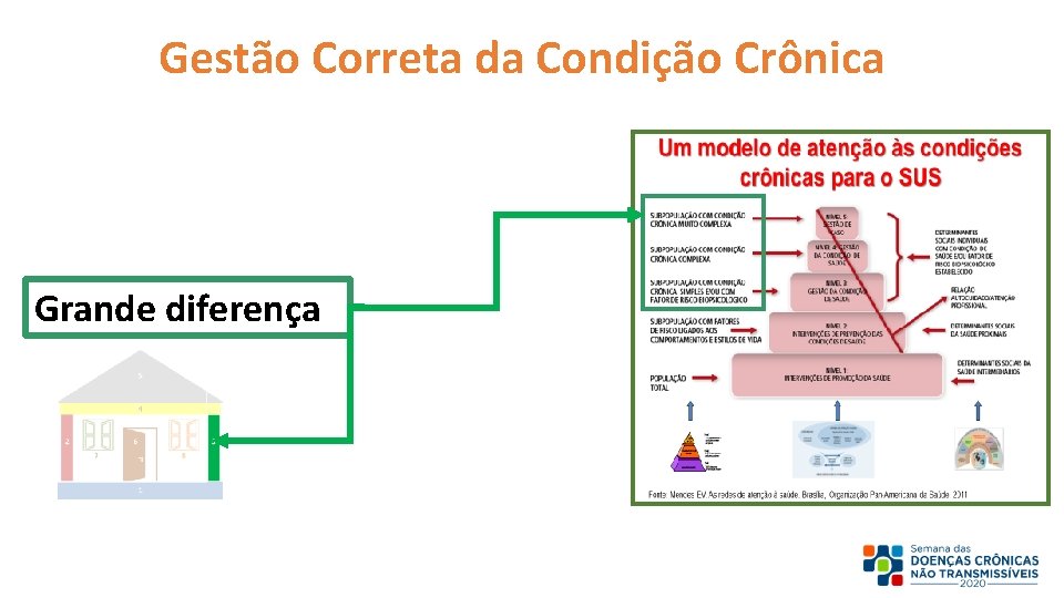 Gestão Correta da Condição Crônica Grande diferença 