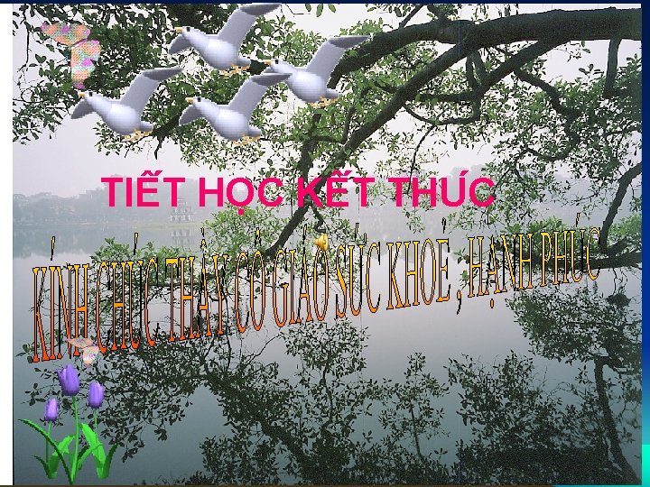 Kính chúc Thầy cô Sức khoẻHạnh phúc TIÊ T HO C KÊ T THU