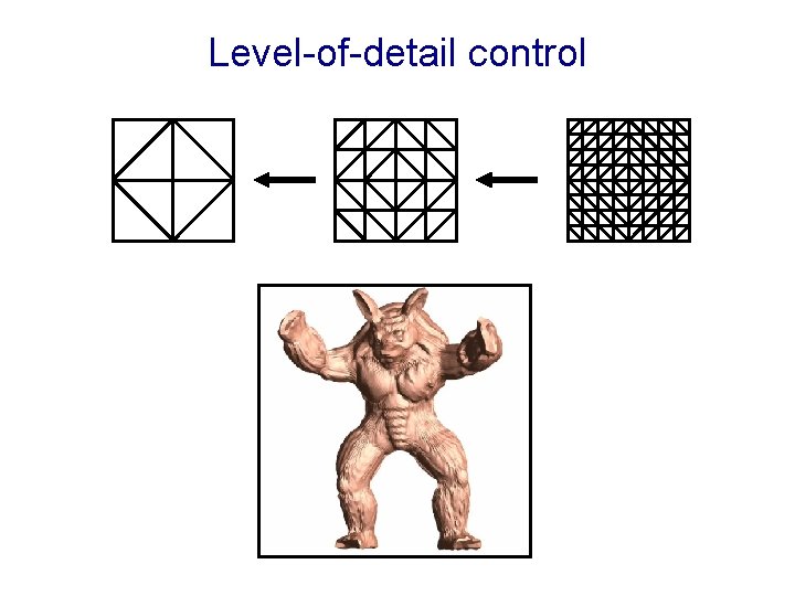 Level-of-detail control 