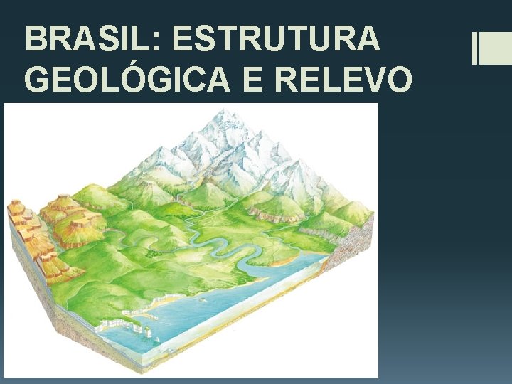 BRASIL: ESTRUTURA GEOLÓGICA E RELEVO 