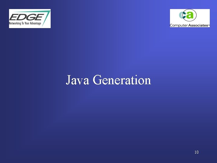 Java Generation 10 