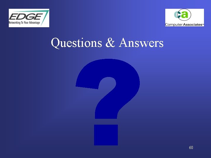 ? Questions & Answers 60 