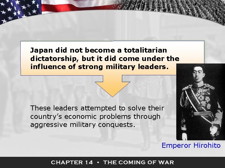 Japan did not become a totalitarian dictatorship, but it did come under the influence