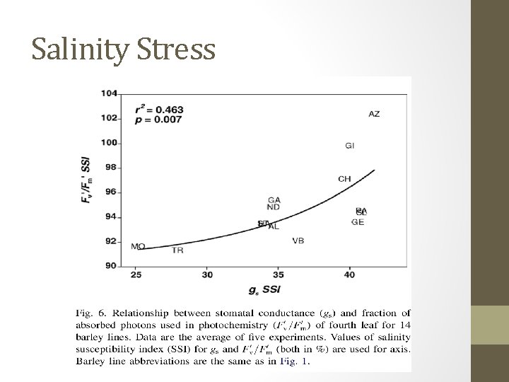 Salinity Stress 