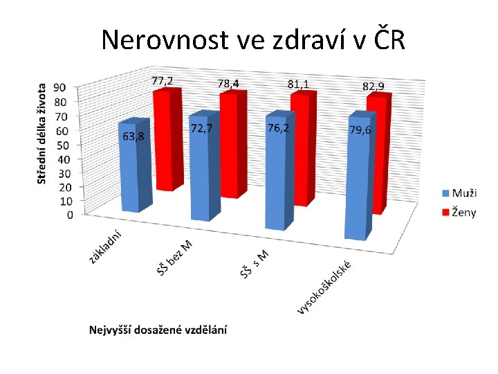 Nerovnost ve zdraví v ČR 