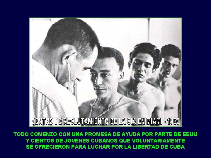 TODO COMENZO CON UNA PROMESA DE AYUDA POR PARTE DE EEUU Y CIENTOS DE