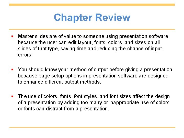 Introduction to Computers and Information Technology Chapter 20