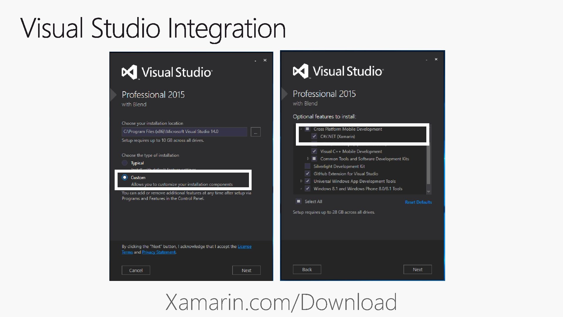 Xamarin. com/Download 