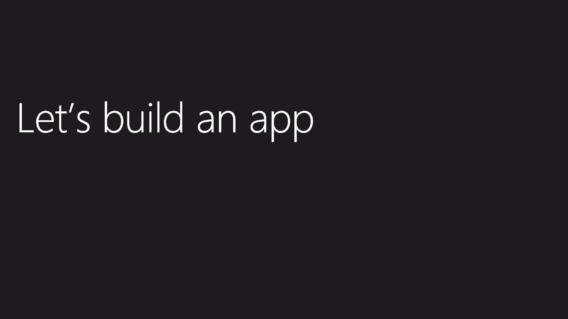 App Building Time 