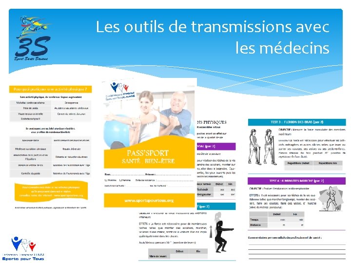 Les outils de transmissions avec les médecins 