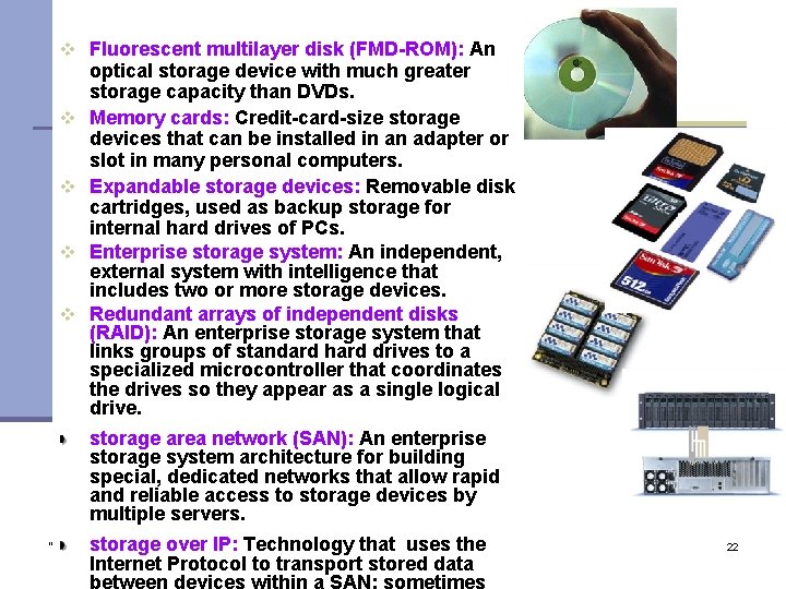 v Fluorescent multilayer disk (FMD-ROM): An v v optical storage device with much greater