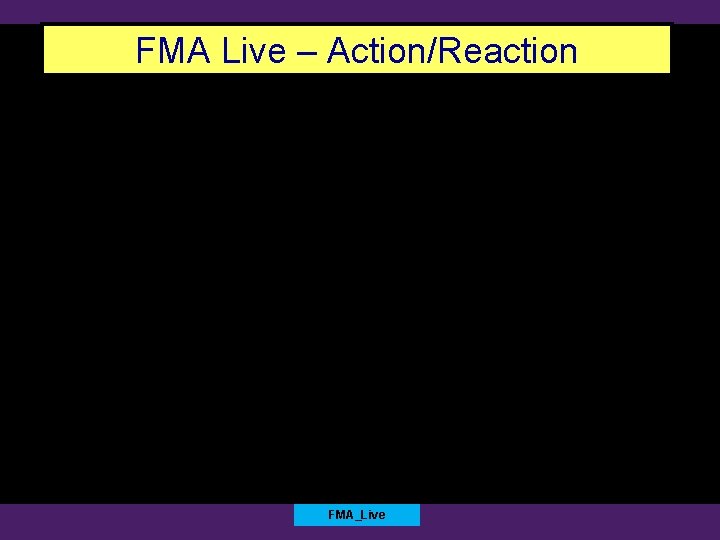 FMA Live – Action/Reaction FMA_Live 