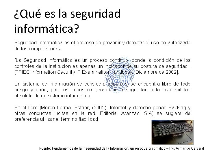 Seguridad de la Informacin en las empresas Vctor