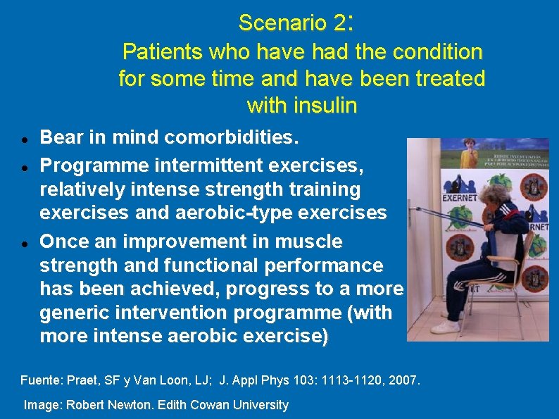 Scenario 2: Patients who have had the condition for some time and have been Scenario 2: Patients who have had the condition for some time and have been