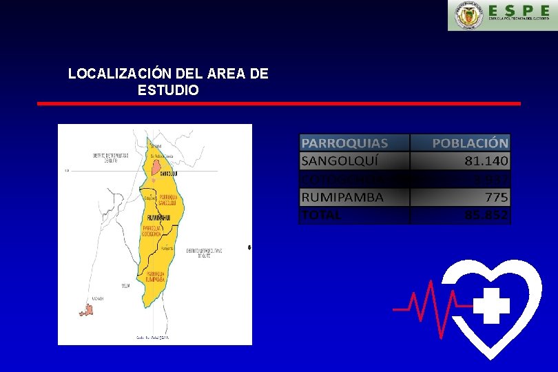 LOCALIZACIÓN DEL AREA DE ESTUDIO 