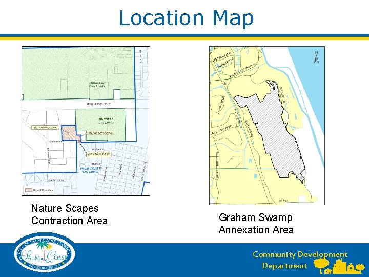 Location Map Nature Scapes Contraction Area Graham Swamp Annexation Area Community Development Department 