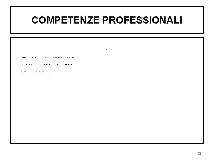 COMPETENZE PROFESSIONALI INGEGNERI E SEZIONI Il comma 2 dell’art. 46 del DPR 328/01 precisa