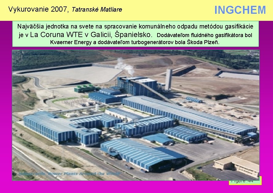 Vykurovanie 2007, Tatranské Matliare INGCHEM Najväčšia jednotka na svete na spracovanie komunálneho odpadu metódou