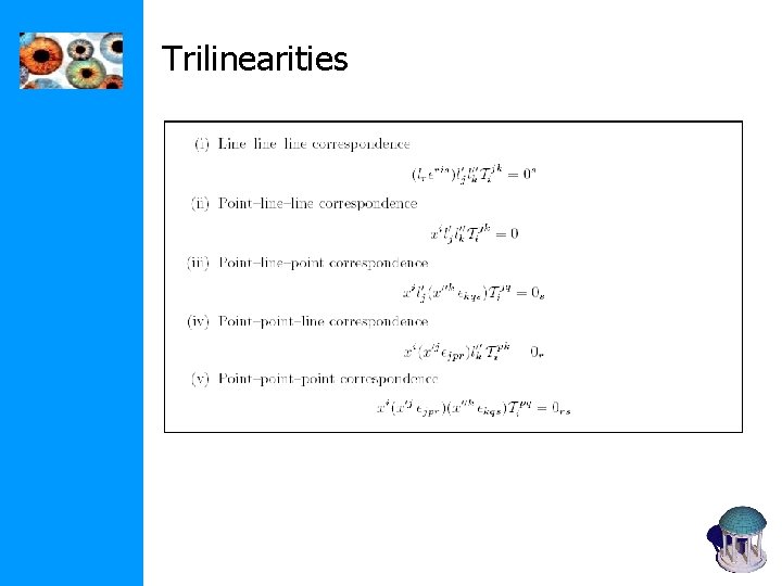 Trilinearities 