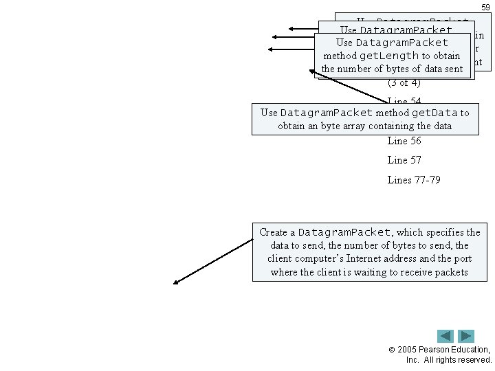 59 Outline Use Datagram. Packet method get. Address to obtain Use Datagram. Packet method