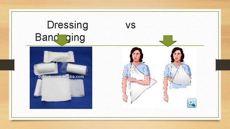 Dressing Bandaging vs 