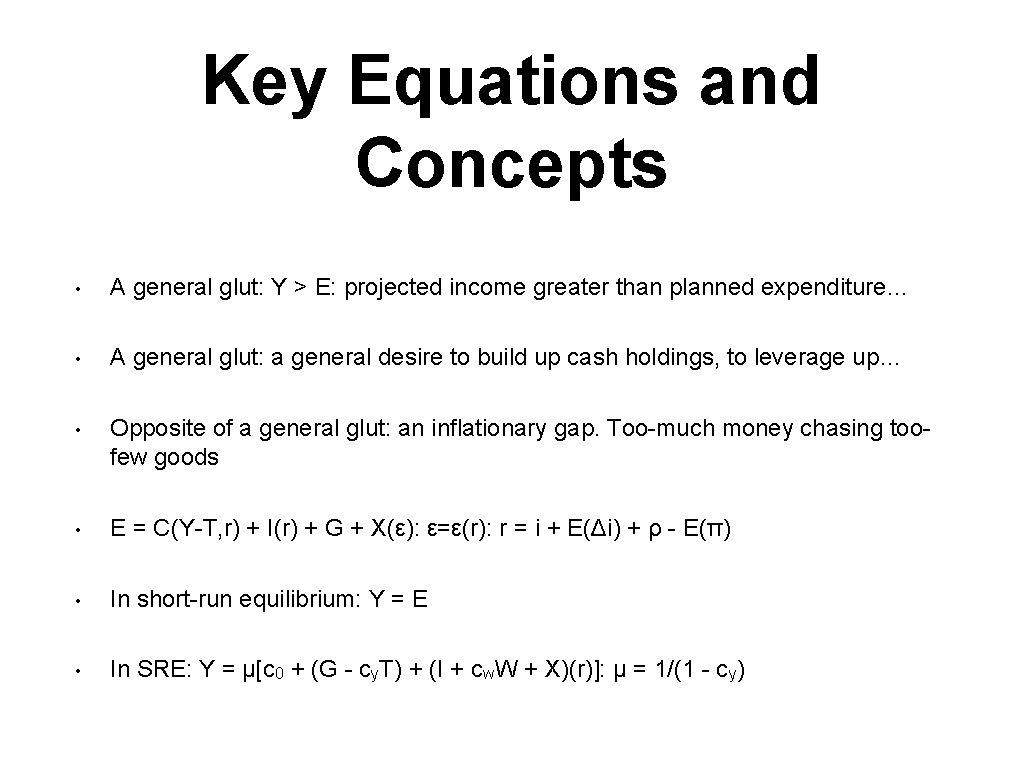 Principles Of Economics Macroeconomics Businesscycle Recap J Bradford