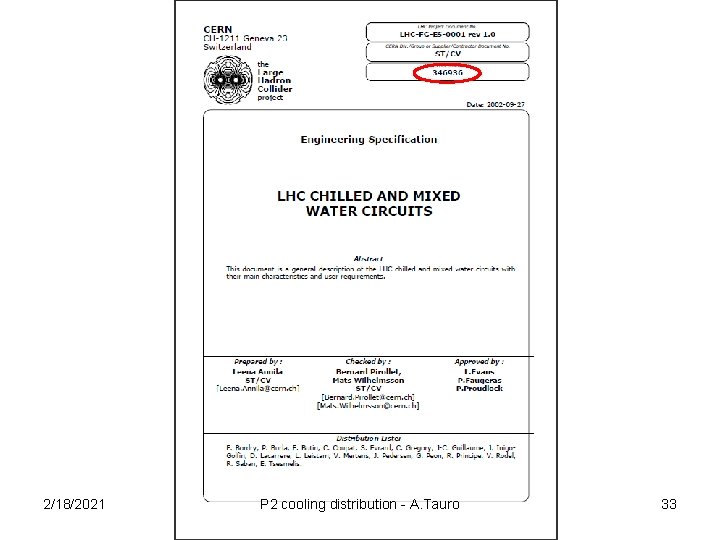 2/18/2021 P 2 cooling distribution - A. Tauro 33 