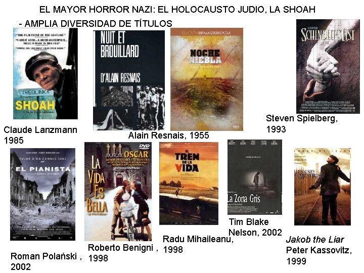 EL MAYOR HORROR NAZI: EL HOLOCAUSTO JUDIO, LA SHOAH - AMPLIA DIVERSIDAD DE TÍTULOS