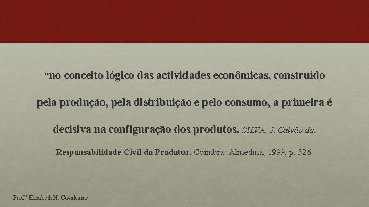 “no conceito lógico das actividades econômicas, construído pela produção, pela distribuição e pelo consumo,