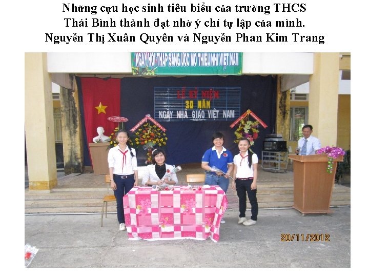 Những cựu học sinh tiêu biểu của trường THCS Thái Bình thành đạt nhờ