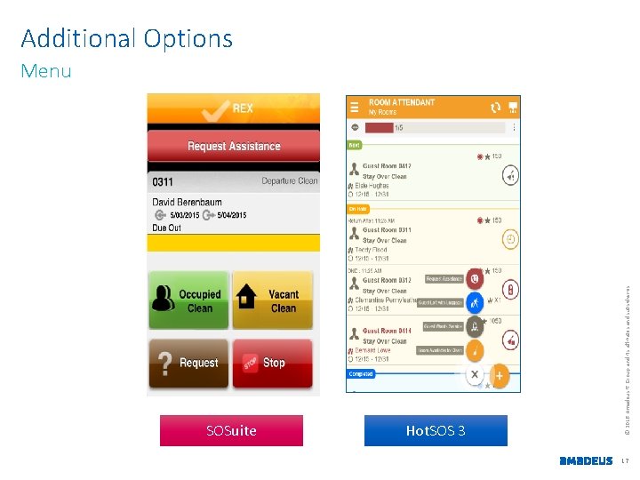 SOSuite Hot. SOS 3 © 2016 Amadeus IT Group and its affiliates and subsidiaries
