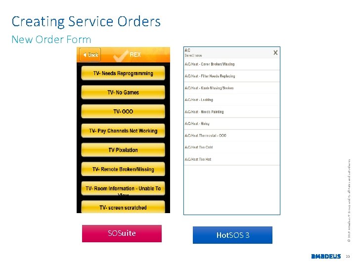 SOSuite Hot. SOS 3 © 2016 Amadeus IT Group and its affiliates and subsidiaries