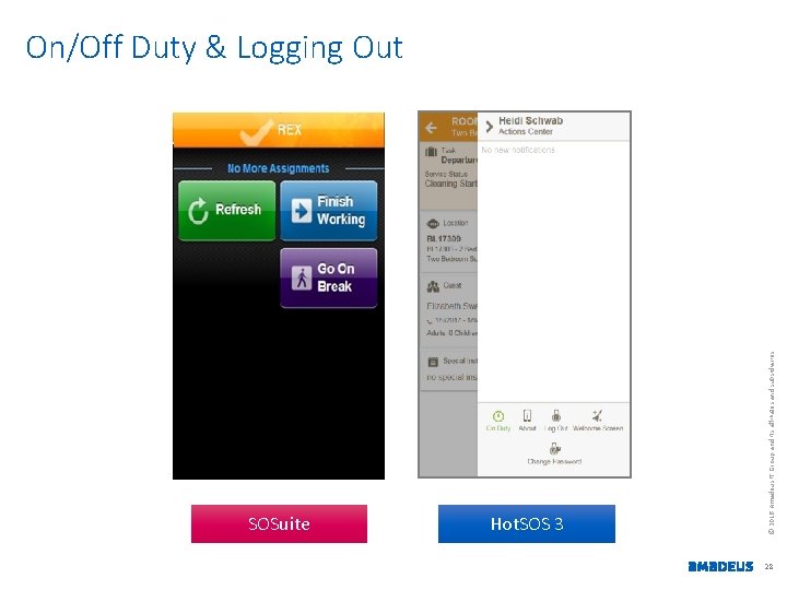 SOSuite Hot. SOS 3 © 2016 Amadeus IT Group and its affiliates and subsidiaries
