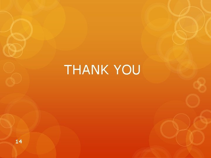 THANK YOU 14 