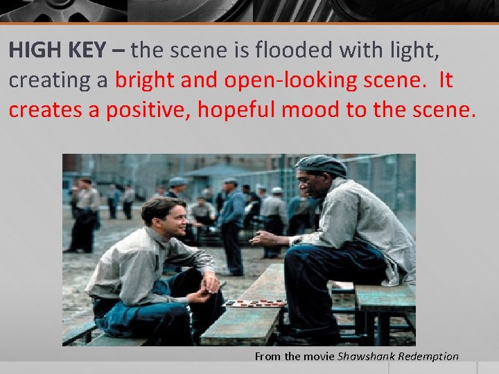 HIGH KEY – the scene is flooded with light, creating a bright and open-looking HIGH KEY – the scene is flooded with light, creating a bright and open-looking