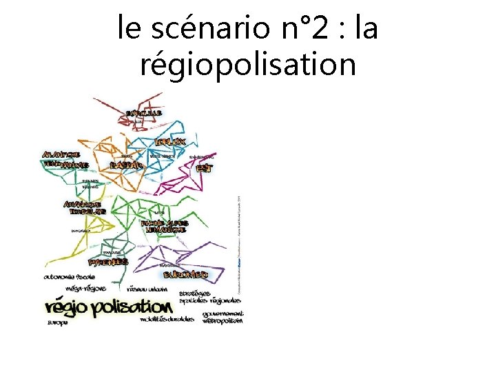 le scénario n° 2 : la régiopolisation 