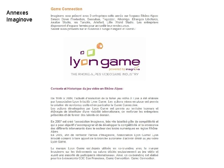 Annexes Imaginove 