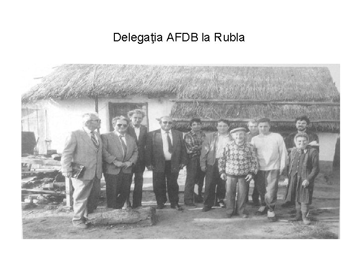 Delegaţia AFDB la Rubla 