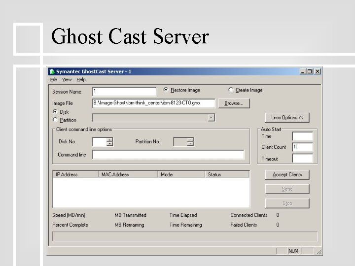 Ghost Cast Server 