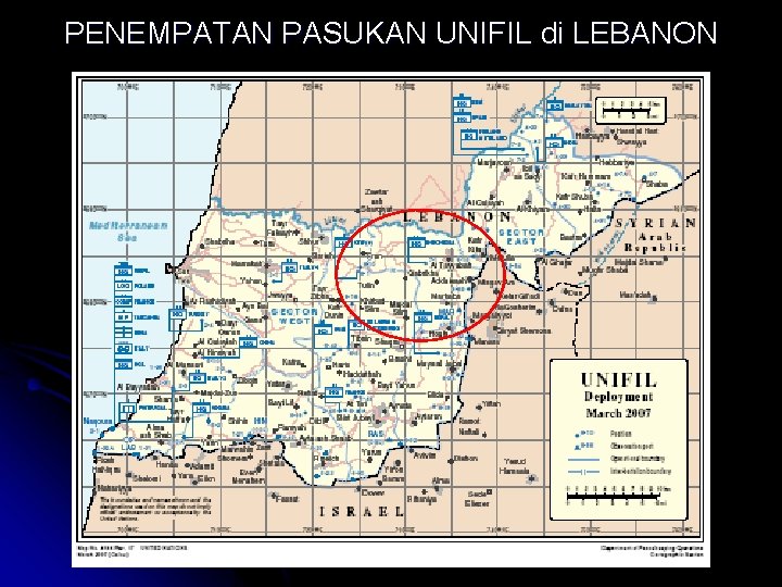 PENEMPATAN PASUKAN UNIFIL di LEBANON 
