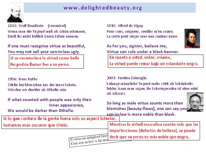 www. delightedbeauty. org 1832: Wolf Baudissin (canonical) Wenn man die Tugend muß als schön www. delightedbeauty. org 1832: Wolf Baudissin (canonical) Wenn man die Tugend muß als schön